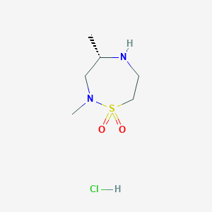 (S)-2,4-Dimethyl-1,2,5-thiadiazepane 1,1-dioxide hydrochloride