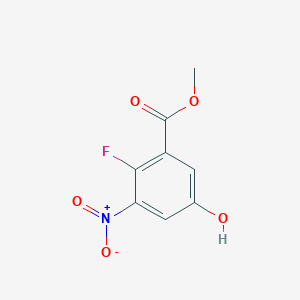 Methyl 2-fluoro-5-hydroxy-3-nitrobenzoate