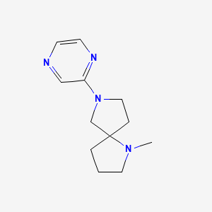 1,7-Diazaspiro[4.4]nonane, 1-methyl-7-pyrazinyl-