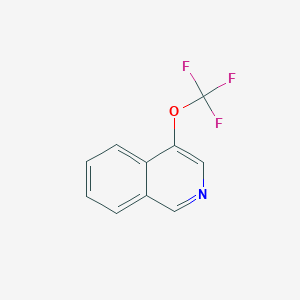 molecular formula C10H6F3NO B11889093 4-(Trifluoromethoxy)isoquinoline 