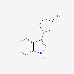 3-(2-Methyl-1h-indol-3-yl)cyclopentanone