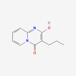 molecular formula C11H12N2O2 B1188912 2-hydroxy-3-propyl-4H-pyrido[1,2-a]pyrimidin-4-one 
