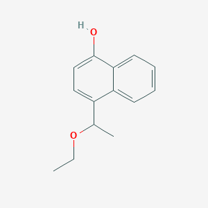 4-(1-Ethoxyethyl)naphthalen-1-ol