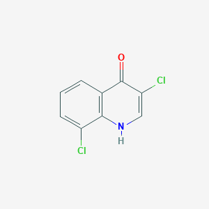 molecular formula C9H5Cl2NO B11889264 3,8-Dichloroquinolin-4-ol CAS No. 25771-84-0