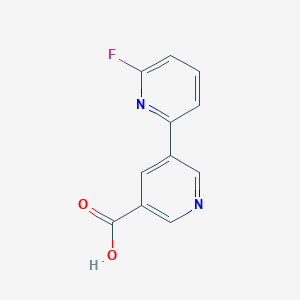 6-Fluoro-[2,3'-bipyridine]-5'-carboxylic acid