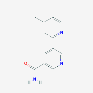 4-Methyl-[2,3'-bipyridine]-5'-carboxamide