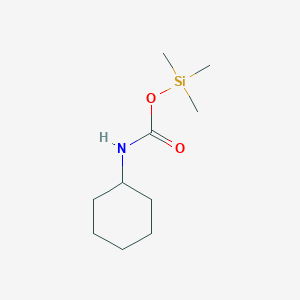 molecular formula C10H21NO2Si B11889333 Trimethylsilyl cyclohexylcarbamate CAS No. 30593-25-0