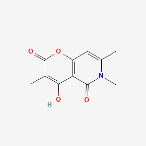 4-hydroxy-3,6,7-trimethyl-2H-pyrano[3,2-c]pyridine-2,5(6H)-dione
