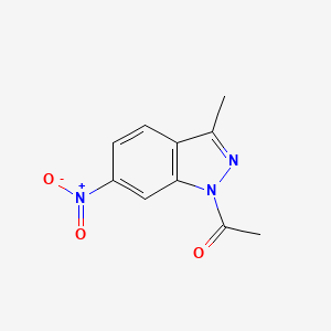 1-(3-Methyl-6-nitro-1H-indazol-1-yl)ethan-1-one