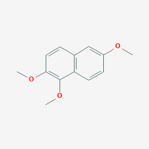 molecular formula C13H14O3 B11889442 1,2,6-Trimethoxynaphthalene 