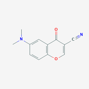 6-(Dimethylamino)-4-oxo-4H-chromene-3-carbonitrile