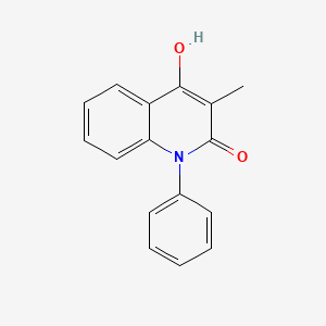 molecular formula C16H13NO2 B1188946 4-hydroxy-3-methyl-1-phenylquinolin-2(1H)-one 