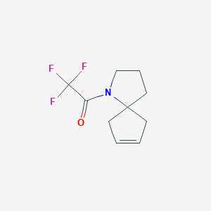 2,2,2-Trifluoro-1-(1-azaspiro[4.4]non-7-en-1-yl)ethanone