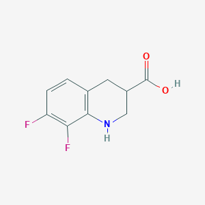 7,8-Difluoro-1,2,3,4-tetrahydroquinoline-3-carboxylic acid