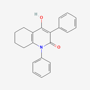 molecular formula C21H19NO2 B1188953 4-hydroxy-1,3-diphenyl-5,6,7,8-tetrahydro-2(1H)-quinolinone 