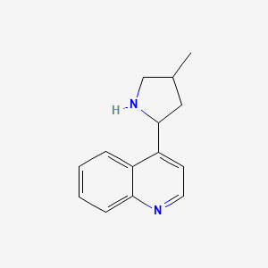 4-(4-Methylpyrrolidin-2-yl)quinoline