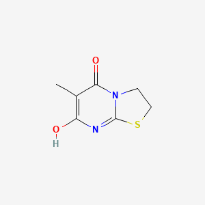 molecular formula C7H8N2O2S B1188964 7-hydroxy-6-methyl-2,3-dihydro-5H-[1,3]thiazolo[3,2-a]pyrimidin-5-one 