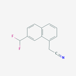 2-(Difluoromethyl)naphthalene-8-acetonitrile