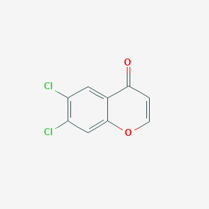 molecular formula C9H4Cl2O2 B11889705 6,7-Dichlorochromone CAS No. 288399-53-1