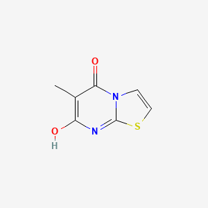 molecular formula C7H6N2O2S B1188982 7-hydroxy-6-methyl-5H-[1,3]thiazolo[3,2-a]pyrimidin-5-one 