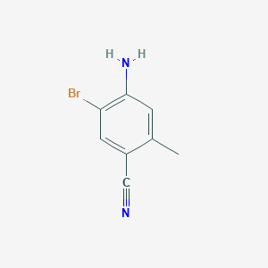 4-Amino-5-bromo-2-methylbenzonitrile