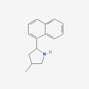 4-Methyl-2-(naphthalen-1-yl)pyrrolidine