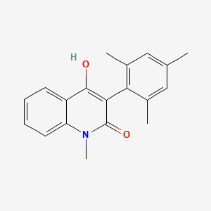 4-hydroxy-3-mesityl-1-methyl-2(1H)-quinolinone
