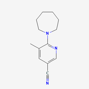 6-(Azepan-1-yl)-5-methylnicotinonitrile