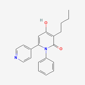 molecular formula C20H20N2O2 B1189004 3-butyl-1-phenyl-4-hydroxy-2(1H)-4',6-bipyridin-2-one 