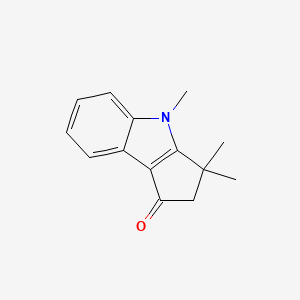 3,3,4-Trimethyl-3,4-dihydrocyclopenta(b)indol-1(2H)-one