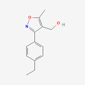 (3-(4-Ethylphenyl)-5-methylisoxazol-4-yl)methanol