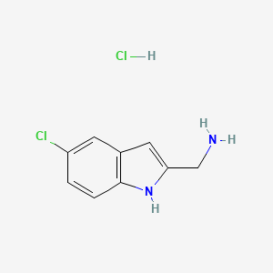 (5-Chloro-1H-indol-2-yl)methanamine hydrochloride