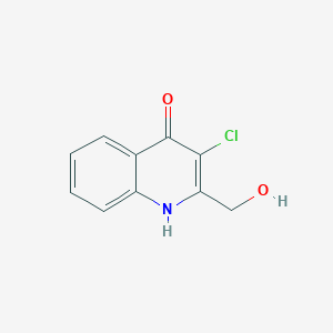 3-Chloro-2-(hydroxymethyl)quinolin-4-ol