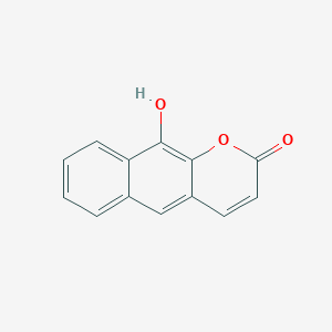 molecular formula C13H8O3 B11890381 10-Hydroxy-2H-naphtho[2,3-b]pyran-2-one CAS No. 918300-51-3