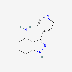 3-(Pyridin-4-yl)-4,5,6,7-tetrahydro-1H-indazol-4-amine