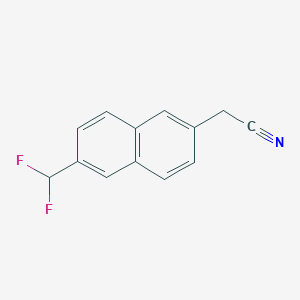 2-(Difluoromethyl)naphthalene-6-acetonitrile