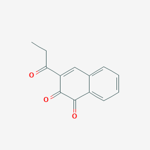 3-Propanoylnaphthalene-1,2-dione