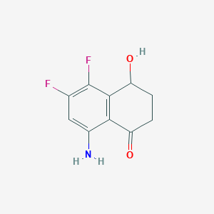 8-Amino-5,6-difluoro-4-hydroxy-3,4-dihydronaphthalen-1(2H)-one