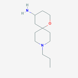 9-Propyl-1-oxa-9-azaspiro[5.5]undecan-4-amine