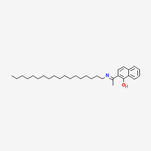 2-(N-octadecylethanimidoyl)-1-naphthol