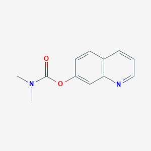 Carbamic acid, dimethyl-, 7-quinolinyl ester