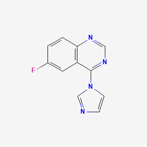 6-Fluoro-4-(1H-imidazol-1-yl)quinazoline