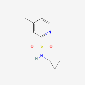 N-cyclopropyl-4-methylpyridine-2-sulfonamide