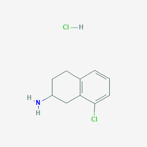 8-Chloro-1,2,3,4-tetrahydronaphthalen-2-amine hydrochloride