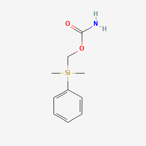 Carbamic acid, (dimethylphenylsilyl)methyl ester