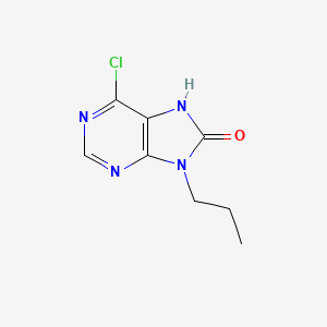 6-Chloro-9-propyl-7H-purin-8(9H)-one