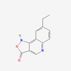 8-Ethylisoxazolo[4,3-c]quinolin-3(1H)-one