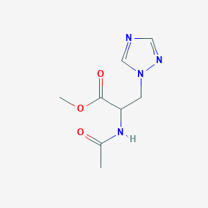 Methyl 2-acetamido-3-(1,2,4-triazol-1-yl)propanoate