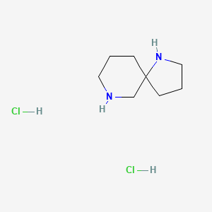 molecular formula C8H18Cl2N2 B11891119 1,7-Diaza-spiro[4.5]decane dihydrochloride 