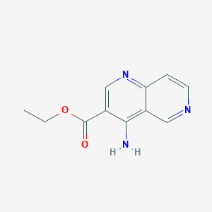 Ethyl 4-amino-1,6-naphthyridine-3-carboxylate